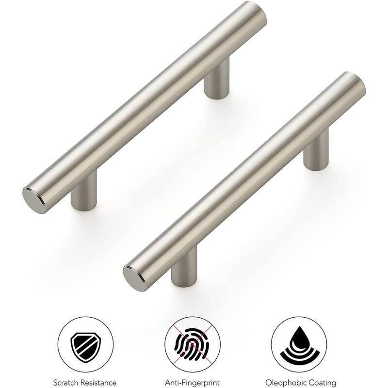 30-Pack Cabinet Pulls - 5" Handles, 3" Hole Center for Kitchen Drawers