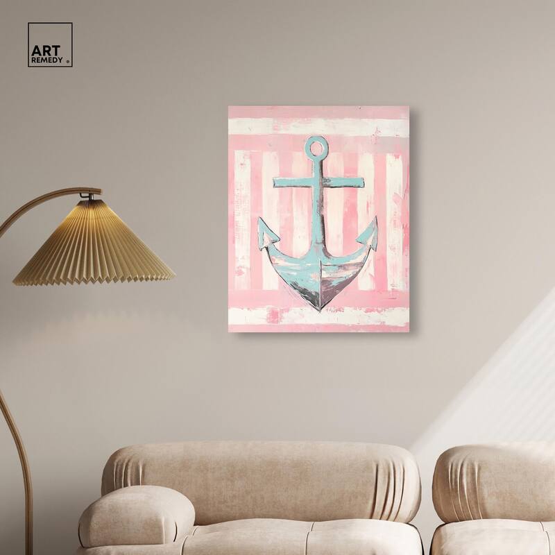 Sea Anchor Canvas by Art Remedy, Gallery Wrapped
