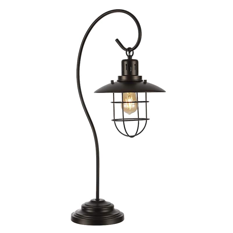 SAFAVIEH Lighting Fulvia 29.5-inch Iron Table Lamp - 15" x 7.5" x 29.5" - 15Wx8Dx30H