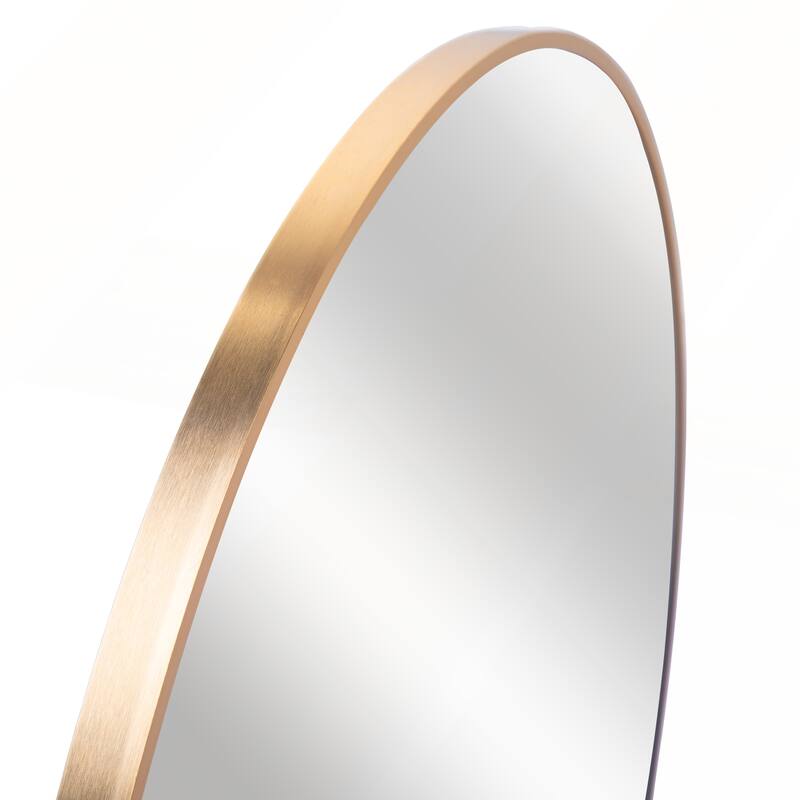 24 Inch Metal Framed Round Bathrrom Mirror