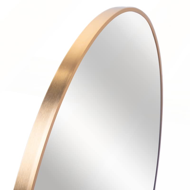 42 Inch Metal Framed Round Bathrrom Mirror 