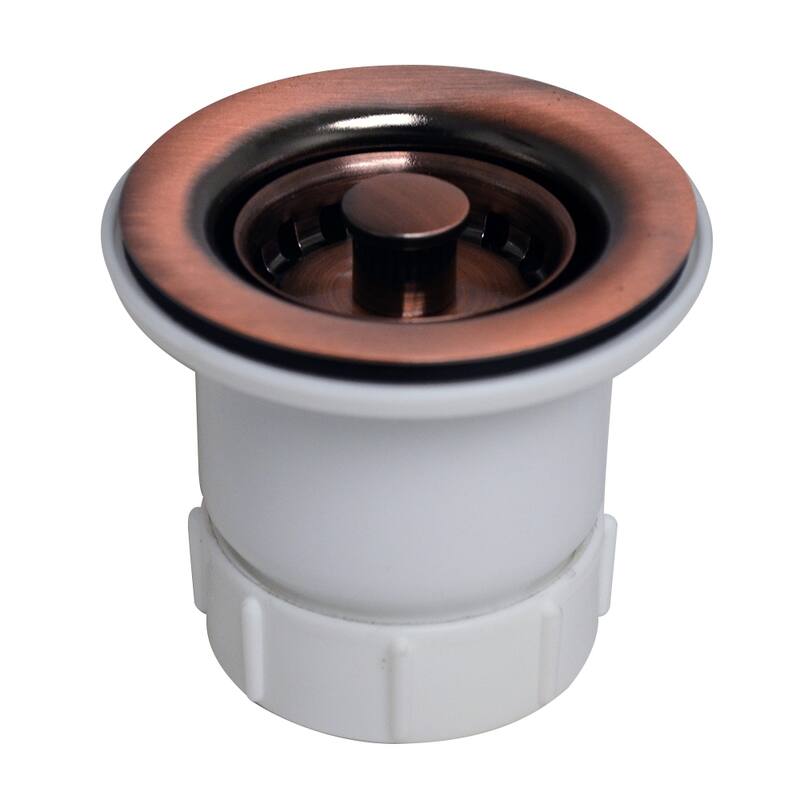 Whitehaus Collection 2" Basket Strainer - Antique Copper