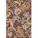 preview thumbnail 2 of 6, Domani Trails Boho Floral Indoor/ Outdoor Rug 2' x 3' - Taupe