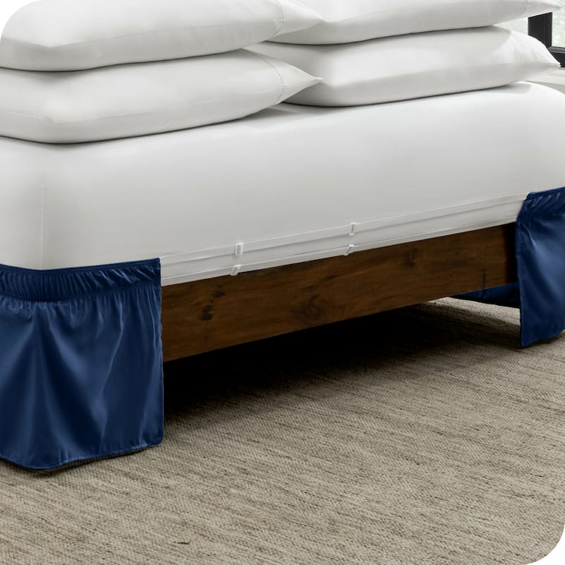 Bare Home Adjustable Wrap Around Bed Skirt