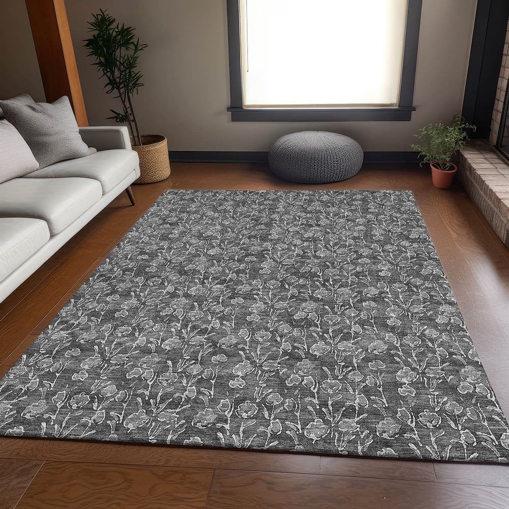 Premium Washable Super Soft Floral Contemporary Mayfield Rug
