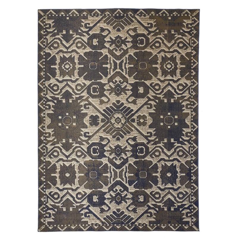 Hurst Modern Style Oriental Transitional Area Rug