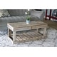 preview thumbnail 3 of 4, Handmade Slatted Bottom Reclaimed Wood Coffee Table