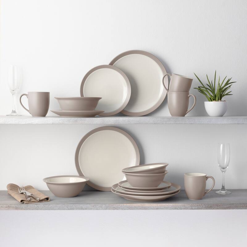 Noritake Colorwave 16-Piece Curve Dinnerware Set, Service For 4