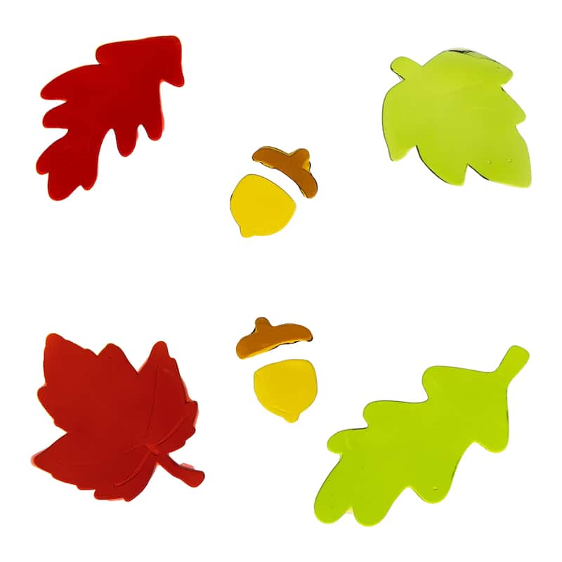23-Piece Happy Thanksgiving Fall Gel Window Clings
