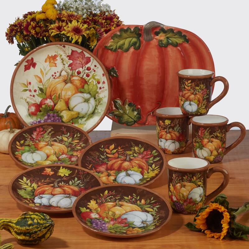 Certified International Havest Blessings 16pc Dinnerware Set, Service for 4