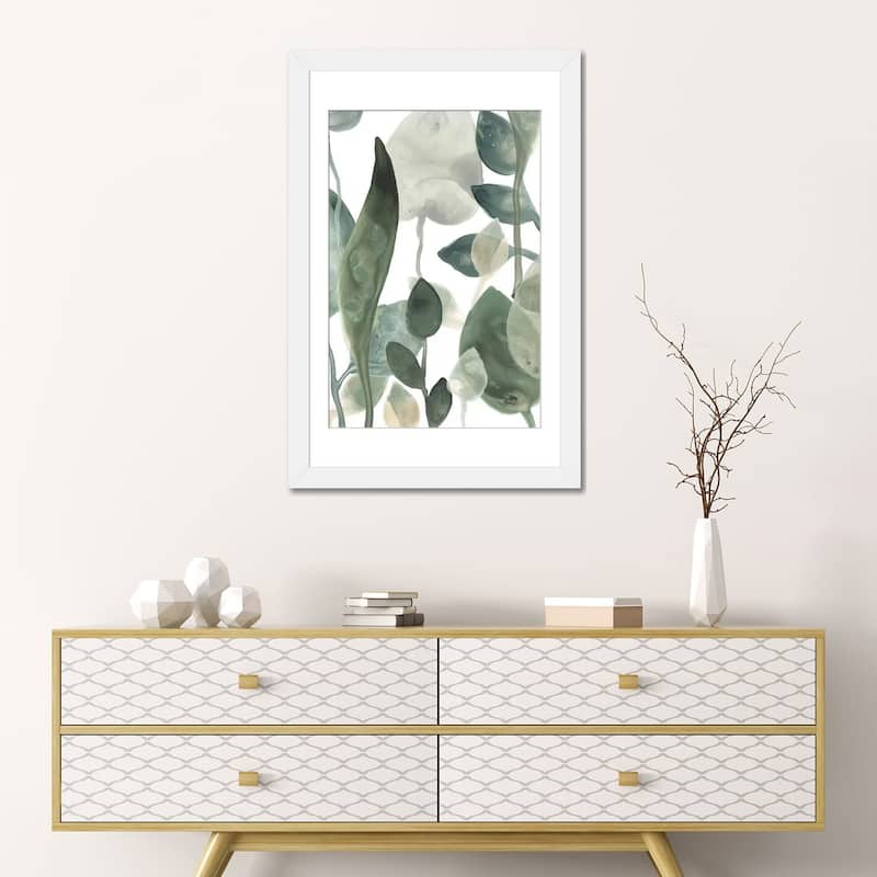 iCanvas "Water Leaves III" by June Erica Vess