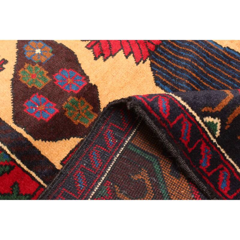 ECARPETGALLERY Hand-knotted Teimani Beige Wool Rug - 3'7 x 6'7