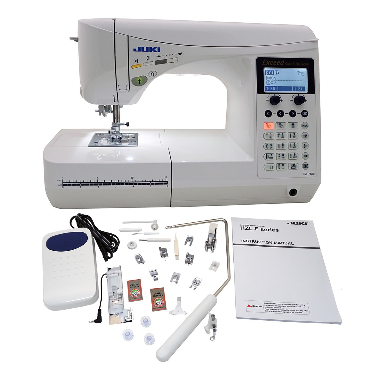 Juki HZL-F600 Exceed 625 Stitch Computer Sewing Quilting Machine