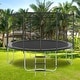 preview thumbnail 3 of 4, Trampoline with Safety Enclosure Net, Outdoor Trampoline with Heavy Duty Jumping Mat and Spring Cover Padding
