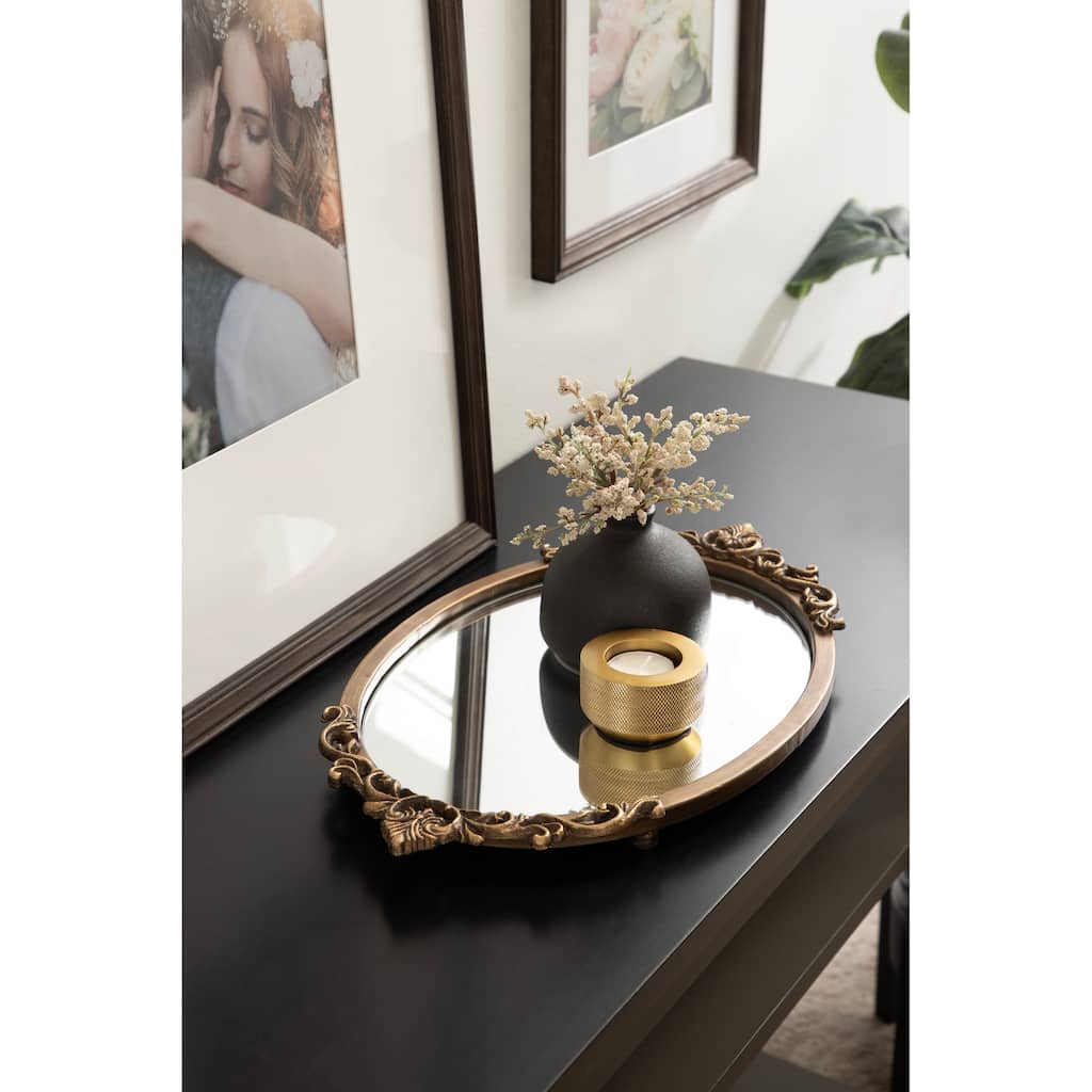 Kate and Laurel Arendahl Mirrored Decorative Tray