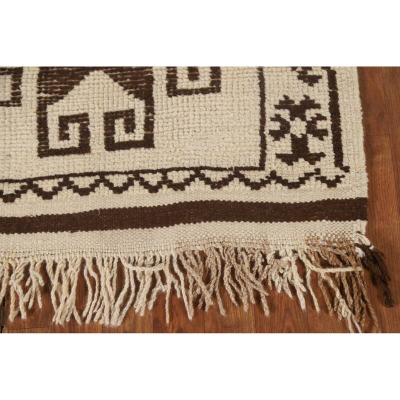 Anatolian Runner Rug Handmade Wool Carpet - 3'0"x 11'9"