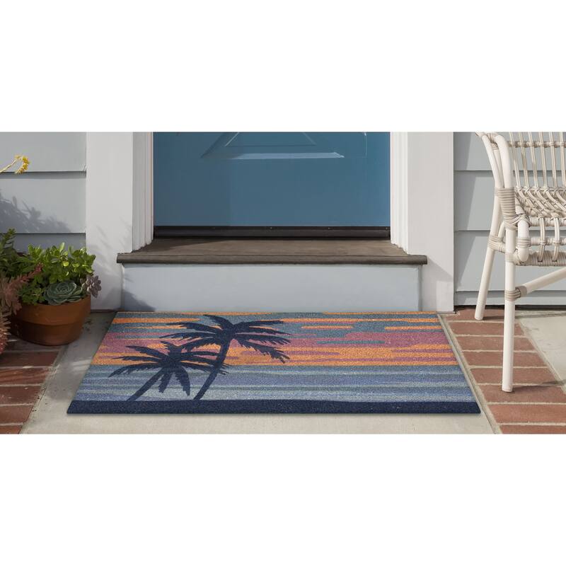 Liora Manne Natura Sunset Outdoor Mat - 2' x 3' - Multi