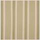 SAFAVIEH Courtyard Charmaine Striped Casual Indoor/ Outdoor Area Rug - 4' x 4' Square - Beige/Sweet Pea