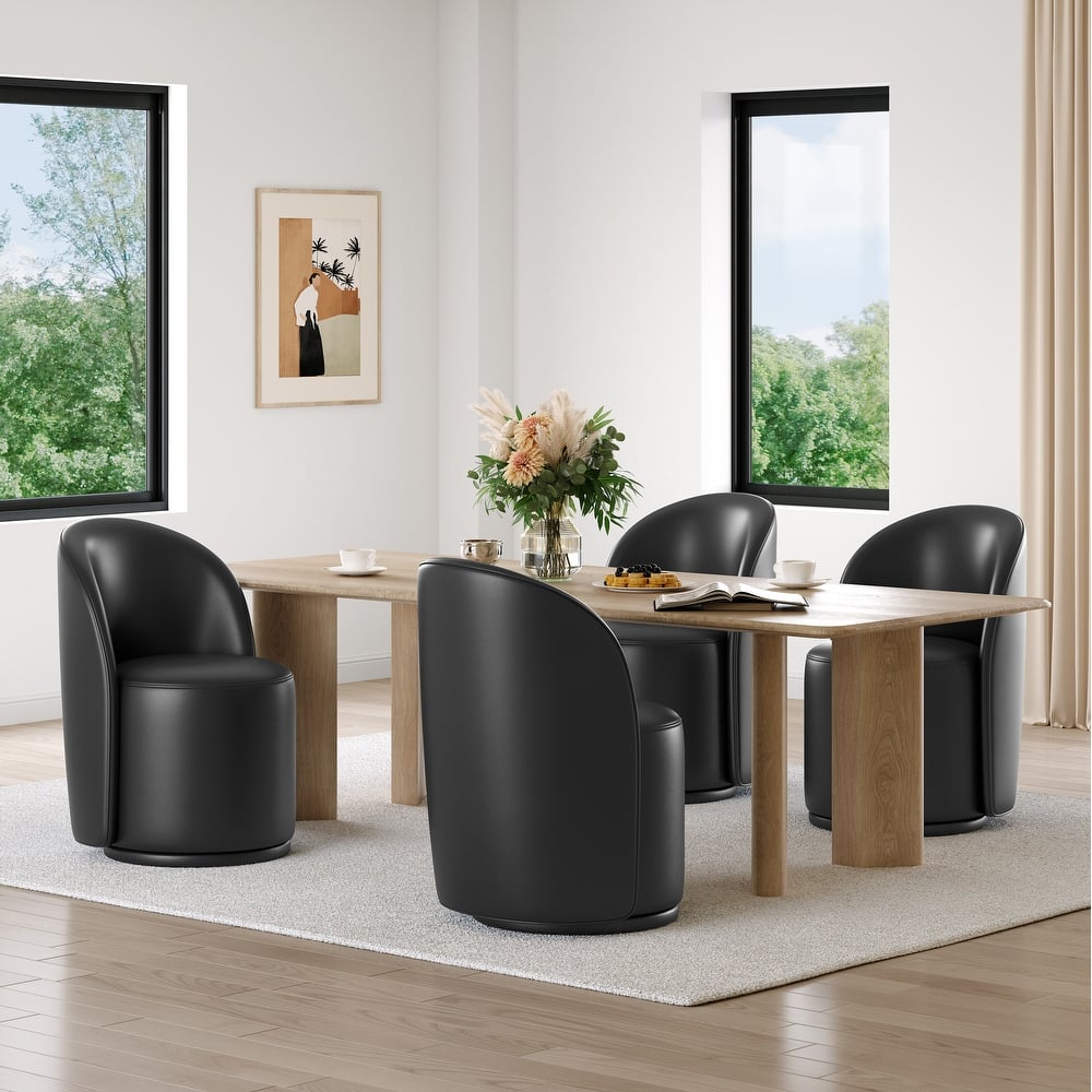23.5" Wide Swivel Side Chair for Dining Room, Living Room