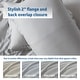 preview thumbnail 55 of 175, Nestl Ultra Soft Double Brushed Microfiber Duvet Cover Set with Button Closure