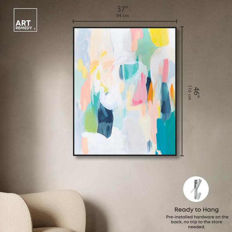 Layered Lush I Canvas by Art Remedy