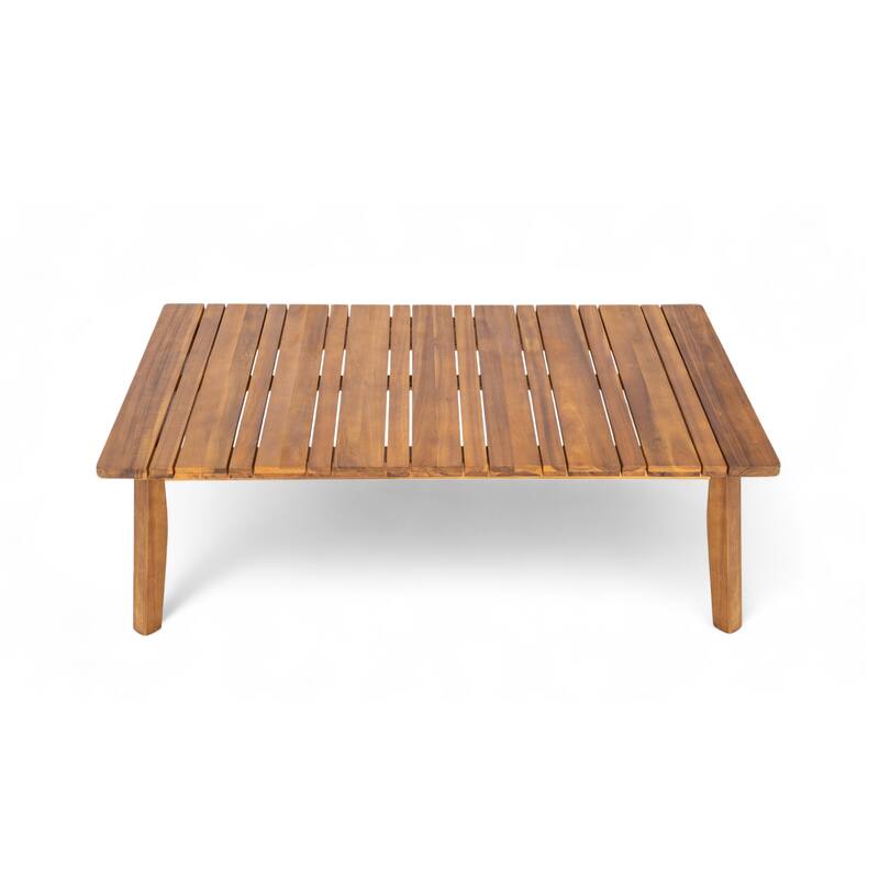 Christopher Knight Home-Rawson Acacia Wood Outdoor Chat Set
