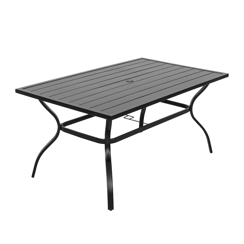 Outdoor Patio Bistro Set With Swivel Chairs