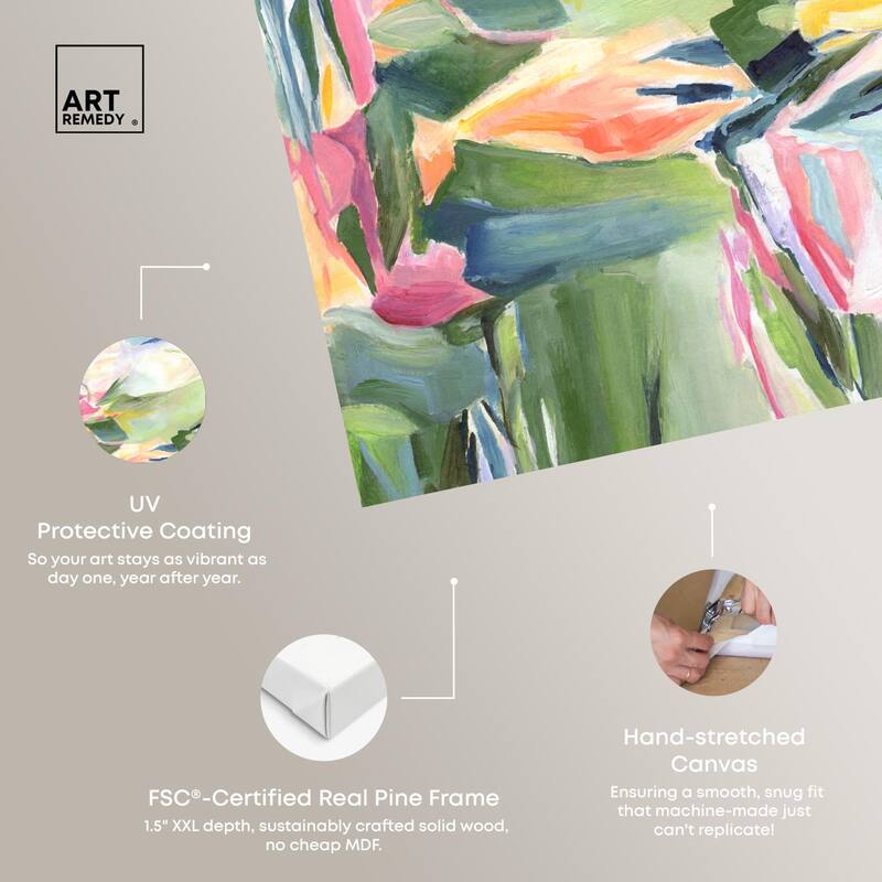 Sunkissed Garden Canvas by Art Remedy, Gallery Wrapped