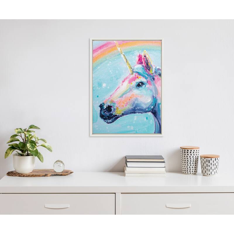 Kate and Laurel Sylvie Believe in Magic Canvas by Rachel Christopoulos