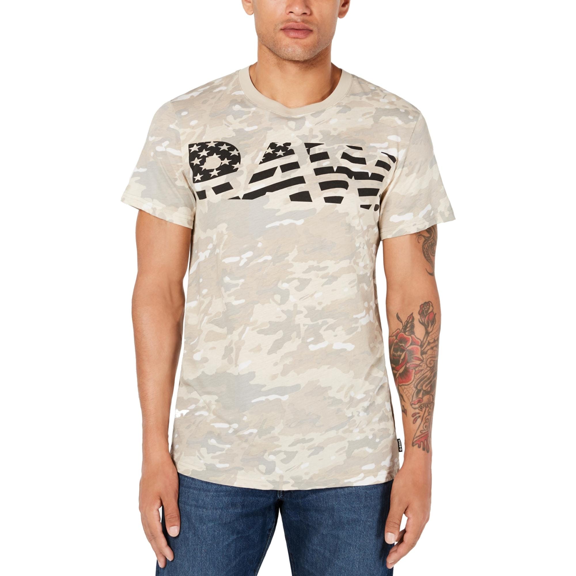 g star camo shirt