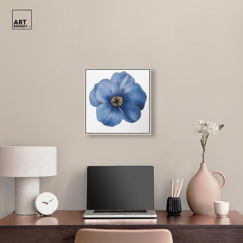Blue Brilliance II Canvas by Art Remedy