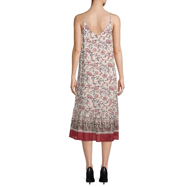 moon river floral midi dress