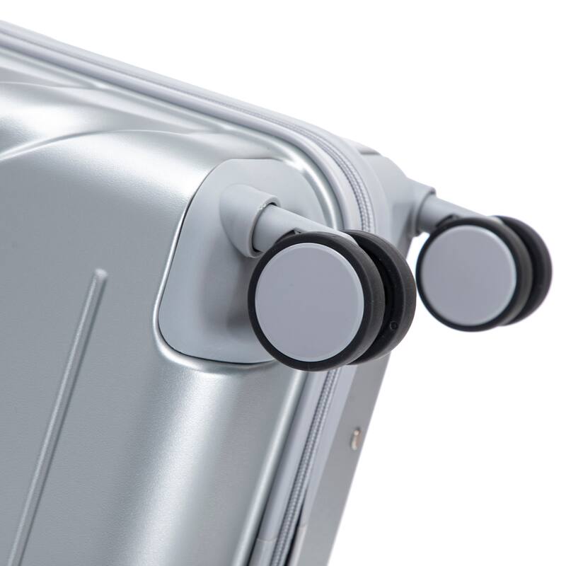 20 Inch ABS Hard Shell Travel Checked Luggage, Scratch Resistant Surface Four Multi-Directional Wheels, With Combination Lock