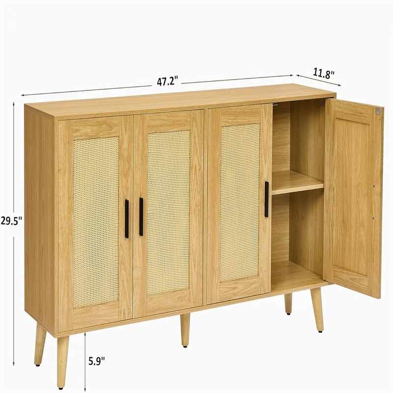 Artiss rattan buffet sideboard cabinet sale