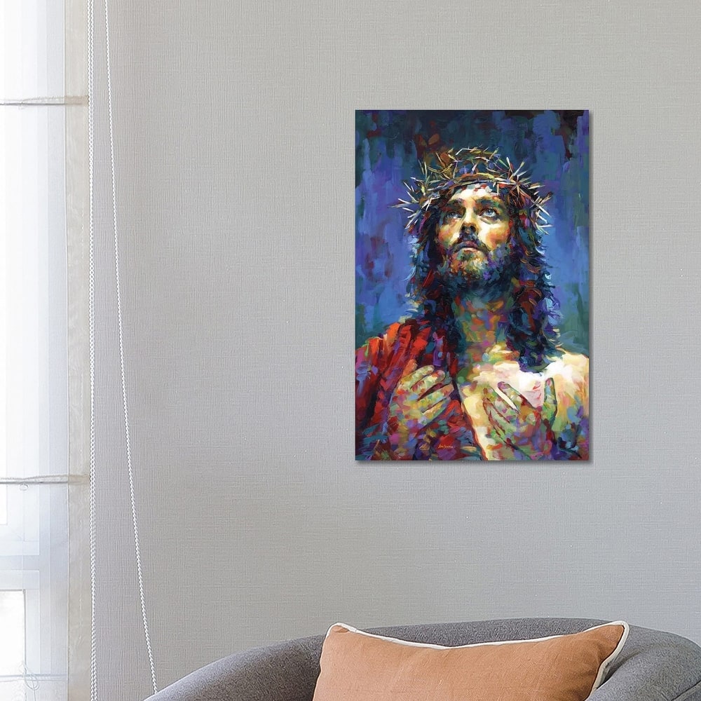 iCanvas "Jesus Christ" by Leon Devenice Canvas Print