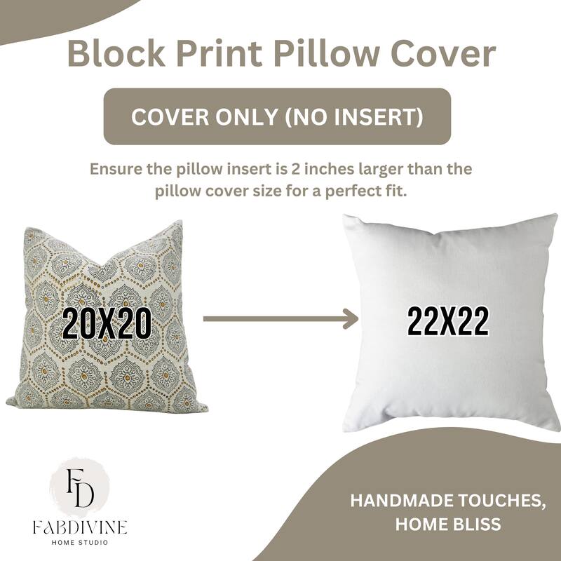 Fabdivine 12x20 Inch Fall Décor Floral Cushion Cover for Sofa, Couch Throw Home Decorative Linen Rectangle Pillowcase, Charkha