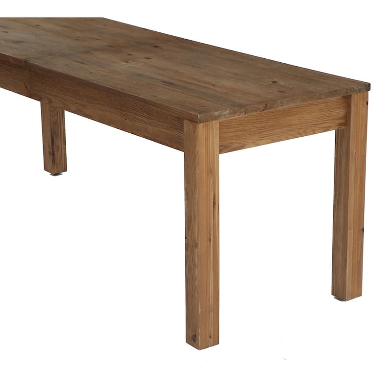 78.7" Dining Table for 6 8 10, Solid Wood Rustic Large Kitchen Table