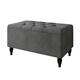 CraftPorch 2 Piece Bedroom Set in Luxurious Velvet Wingback Panel Upholstered Bed