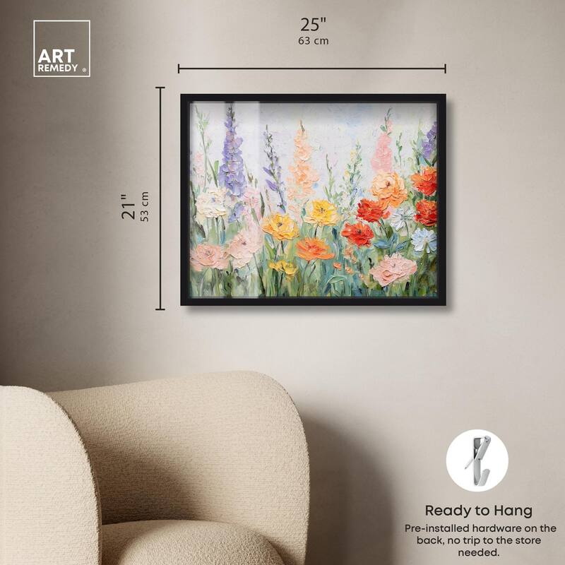 Summer Abundance I Shadowbox by Art Remedy