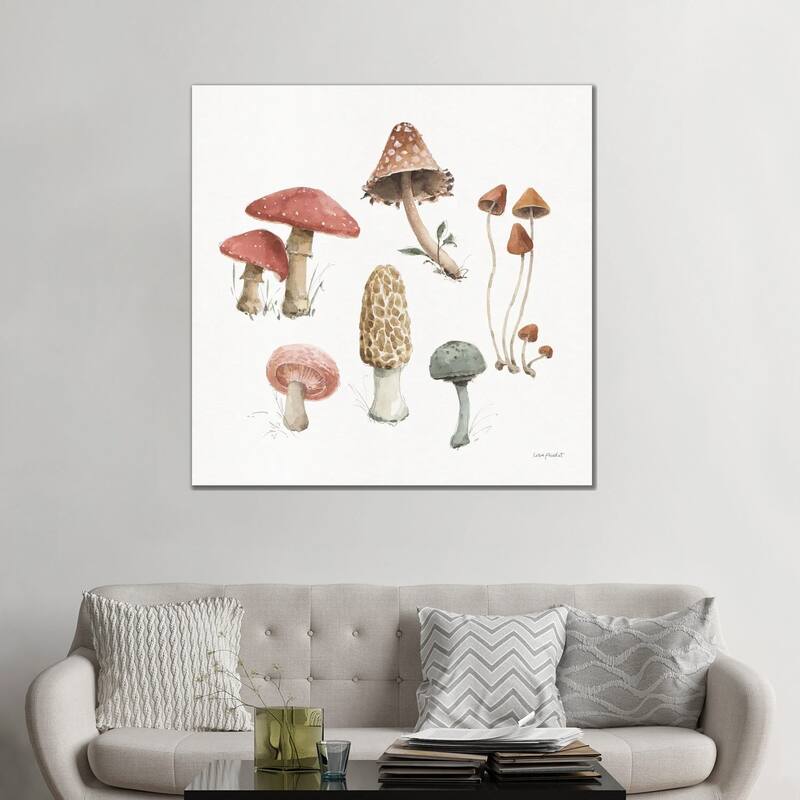 iCanvas "Mushroom Medley III" by Lisa Audit Canvas Print
