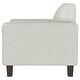 preview thumbnail 19 of 24, Deerhurst Upholstered Track Arm Tufted Accent Chair Charcoal