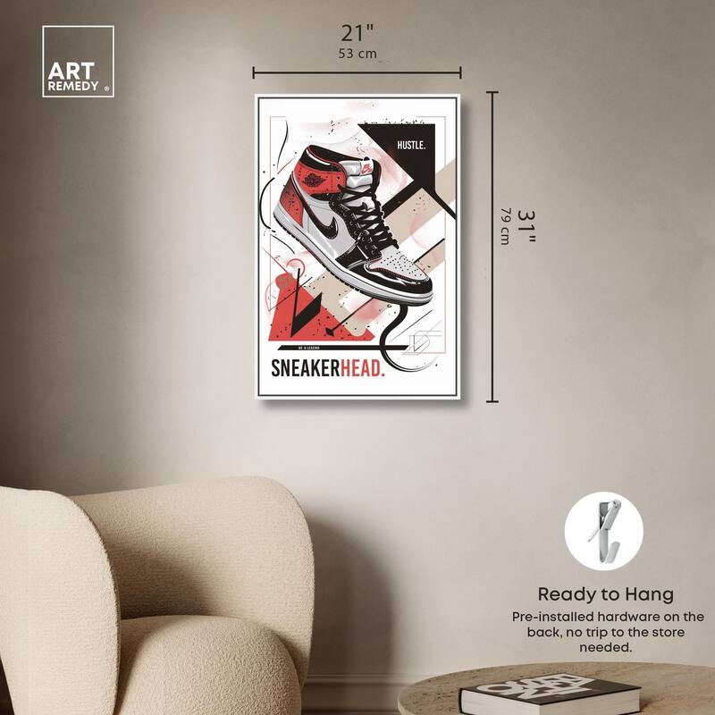 Stylish Sneakerhead Canvas by Art Remedy