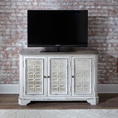 Magnolia Manor Antique White Mirrored Hall Console