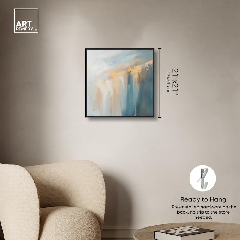 Golden Tears I Canvas by Art Remedy