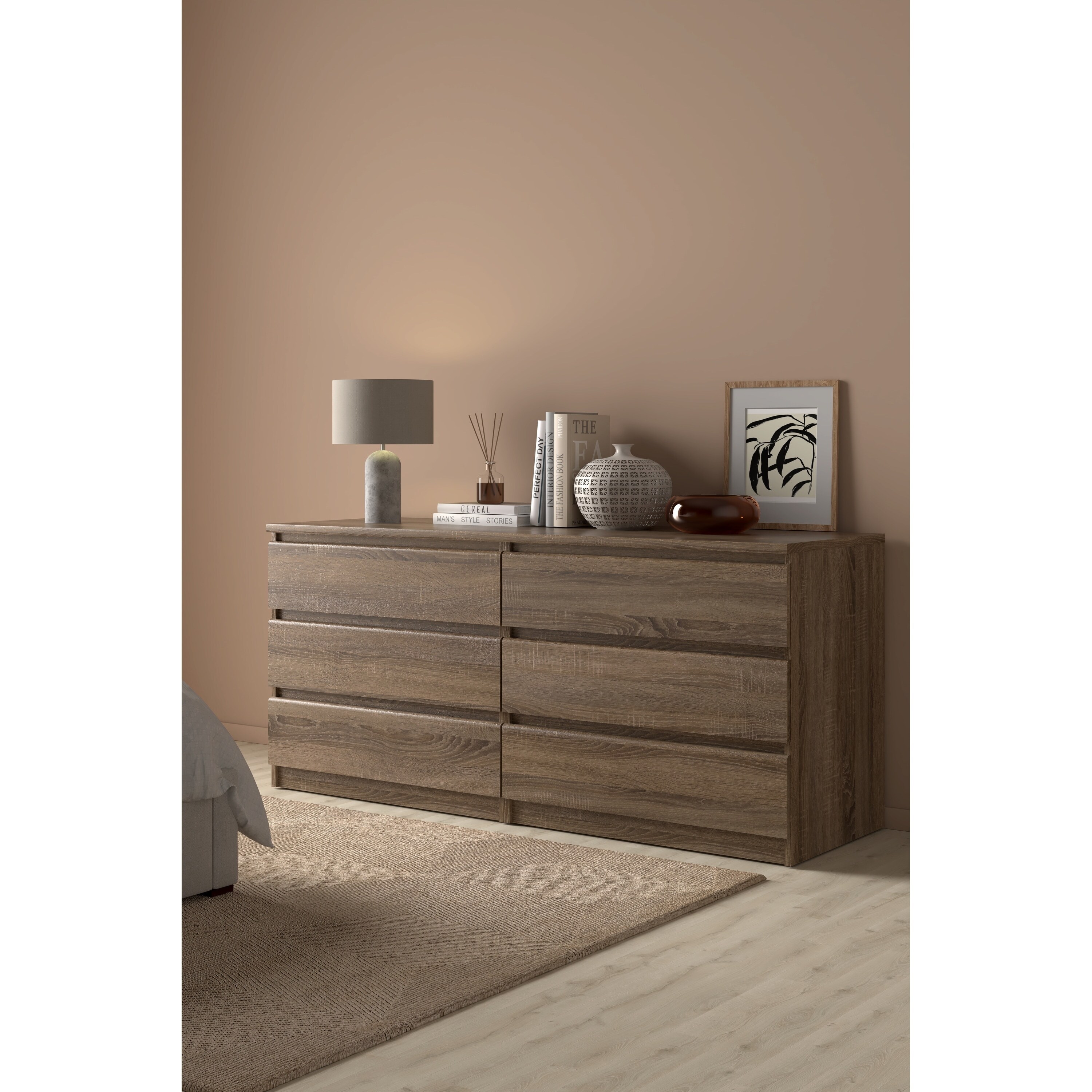 Kepner 6 outlet drawer double dresser