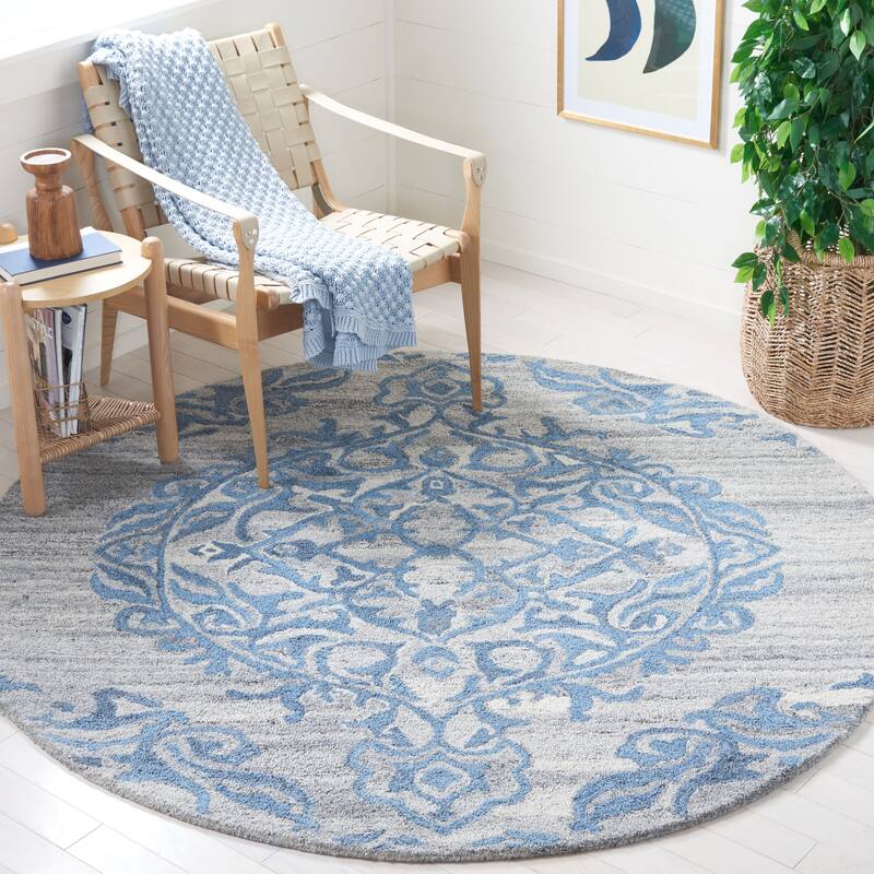 SAFAVIEH Handmade Abstract Leposava Modern Wool Rug