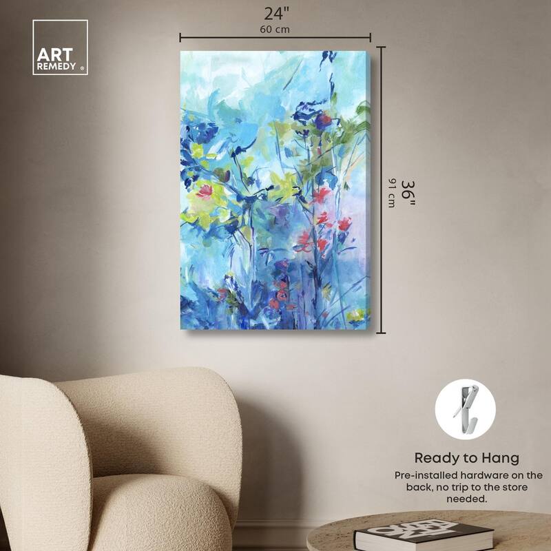 Heavenly Blue II Canvas by Art Remedy, Gallery Wrapped