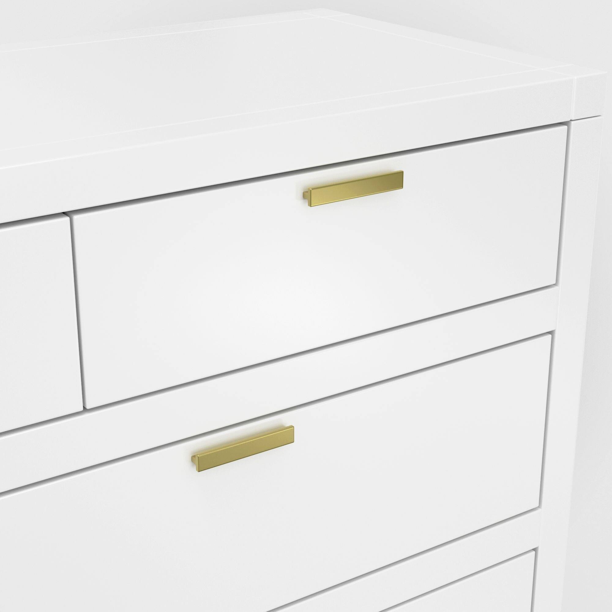 Carmel 7 Drawer Dresser White