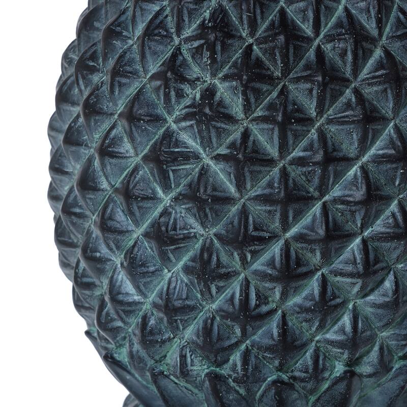 Grey MgO Pineapple Outdoor Side Table