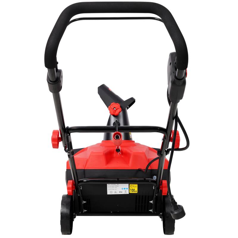 20inch Corded Electric Snow Thrower with LED,120V/60HZ,15 Amp Motor,30FT Throwing Distance - N/A